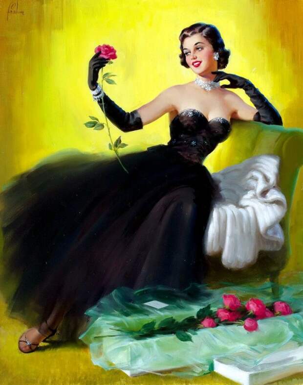 Красотки! Художник-иллюстратор Art Frahm (1907-1981)