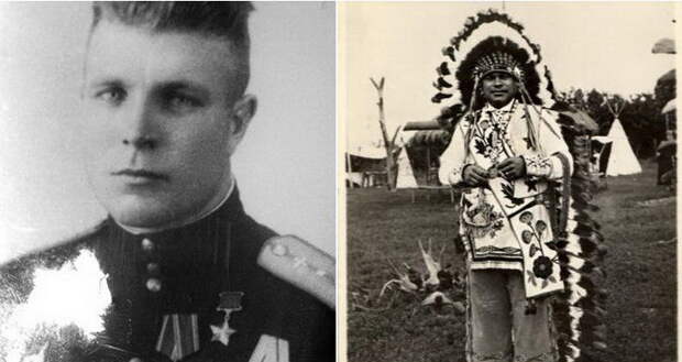 Иван Даценко - советский летчик, ставший вождем индейского племени (6 фото)