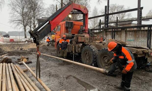 В Сольвычегодске началась прокладка газопровода под рекой Вычегда