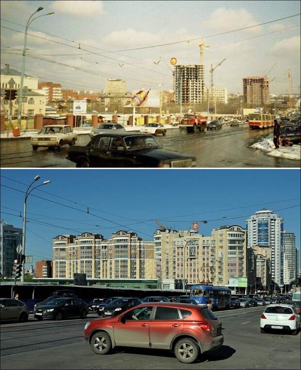 Как изменились города России Как изменились города России города, изменения, россия