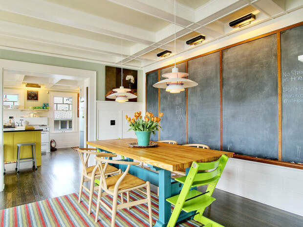 Фьюжн Столовая Eclectic Dining Room
