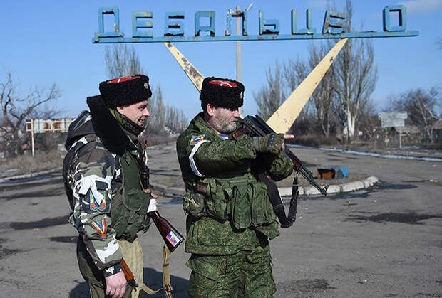 Дебальцево, февраль 2015 года
