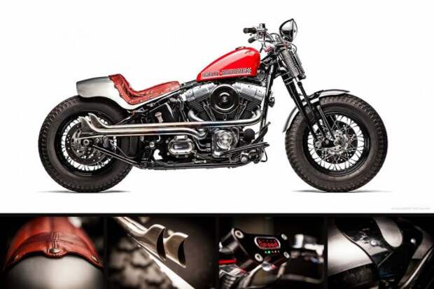 HD-Cross-Bones-Roberto-Rossi-5 Кастом Harley Davidson Cross Bones от Роберто Росси