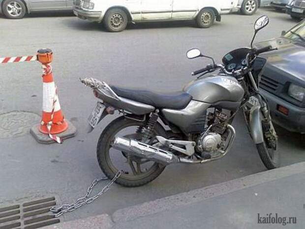 Прикольные противоугонки (50 фото) Прикольные противоугонки (50 фото)