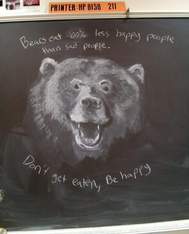 рисунок на доске