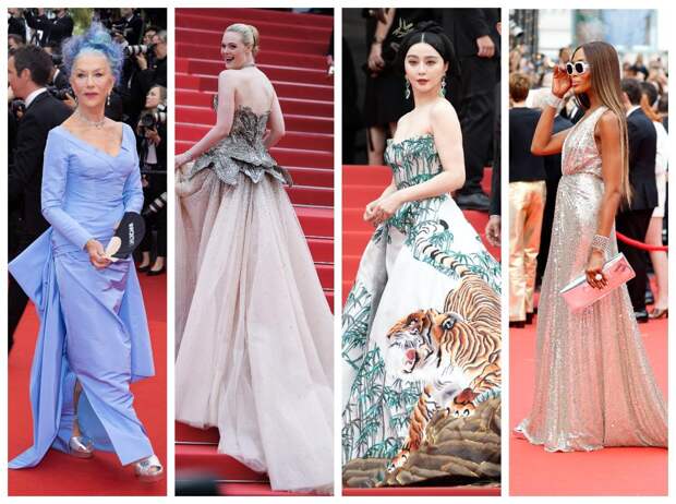 Вот самые эффектные наряды звезд на открытии Каннского кинофестиваля-2023, включая роскошные платья Эль Фаннинг, Наоми Кэмпбелл, Хелен Миррен, Умы Турман, Фань Бинбин и нескольких королевских особ.