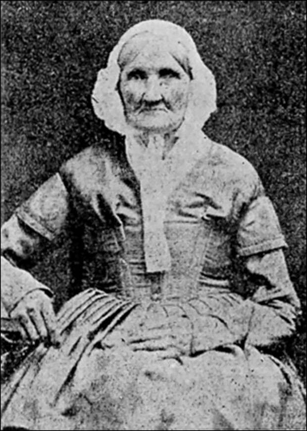 Ханна Стили, рожденная в 1746, сфотографирована в 1840. Никто из сфотографированных людей не родился раньше нее. Историческая фотография, история, факты
