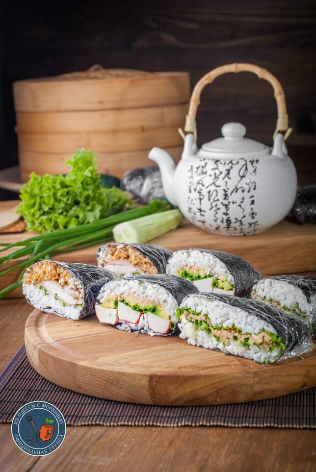 Онигирадзу(Onigirazu). Суши-сэндвич. Из Одессы с морковью, Кулинария, Еда, Рецепт, Длиннопост, Фотография, Япония