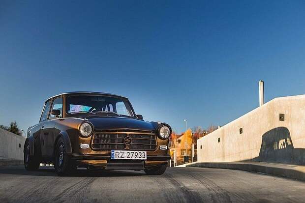 Бешеный Trabant 4x4 мощьностью 270 "лошадей" trabant, тюнинг