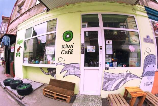 People gathered at a small vegan cafe in the Georgian capital of Tbilisi on Sunday hoping to enjoy a viewing of the cartoon series Rick and Morty peace. Instead, they found themselves facing down nationalists who objected strongly to their vibe.