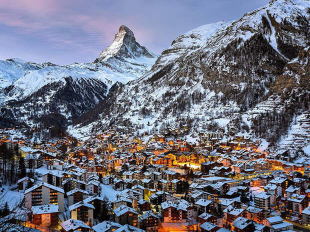 Вершина Маттерхорн в Швейцарии. (Фото Andrey Omelyanchuk): national geographic, фотографии