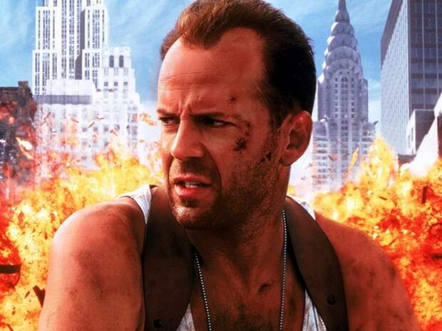 Брюс в фильме «Крепкий орешек» (1988 г.)