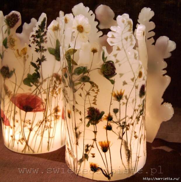 цветочные свечи ручной работы (77) (599x600, 232Kb)