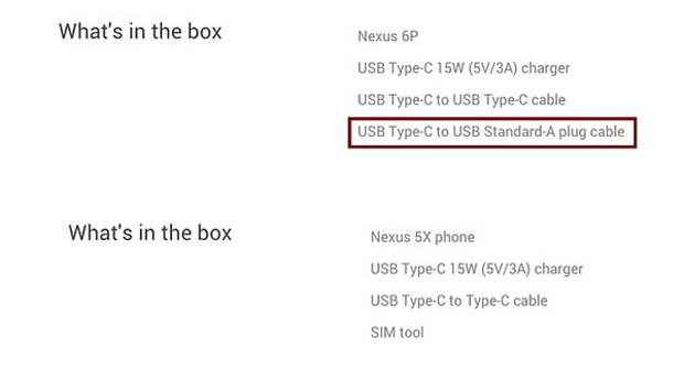 Nexus 5X остался без USB-кабеля
