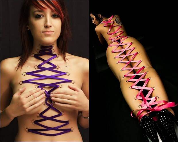 Странно корсет piercing7