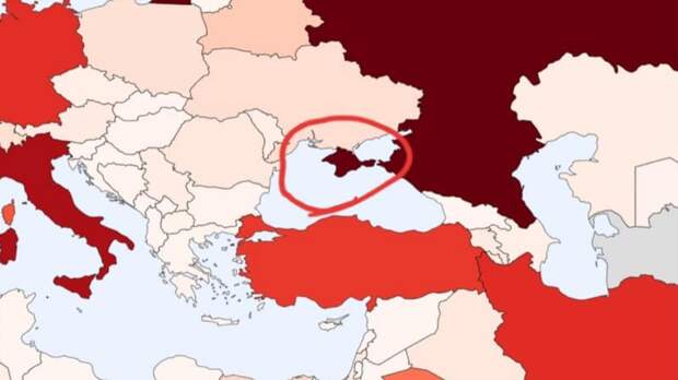 Украина потребовала от испанского телеканала исправить карту с Крымом