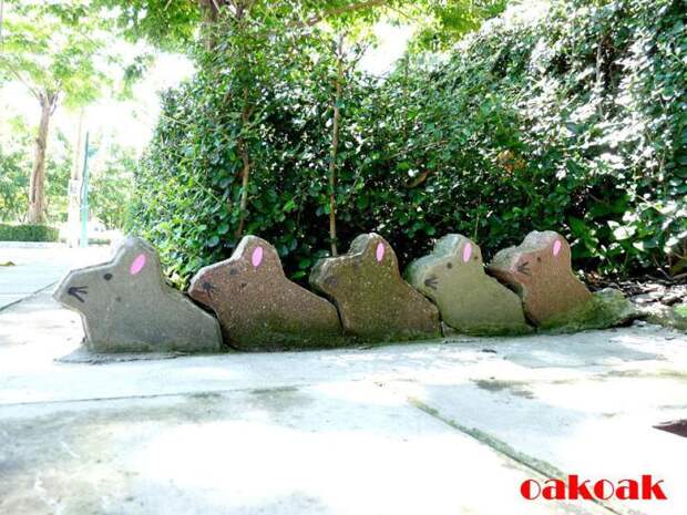 Креативный стрит-арт от OakoAk (15)