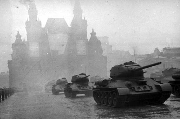 Как проходил первый Парад Победы 24 июня 1945 года 24 июня, парад победы, ссср