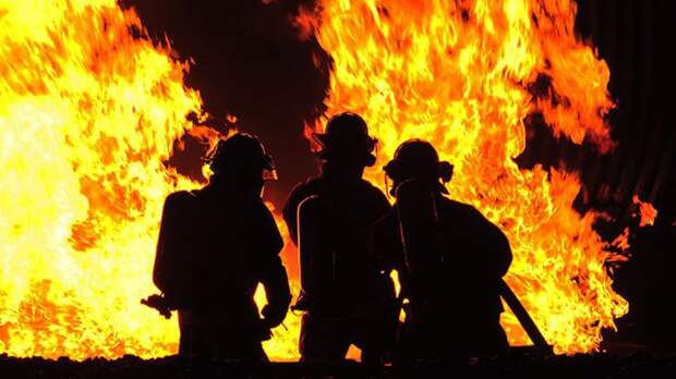 Мощный пожар полыхает в Мурино: локализовать огонь не получается