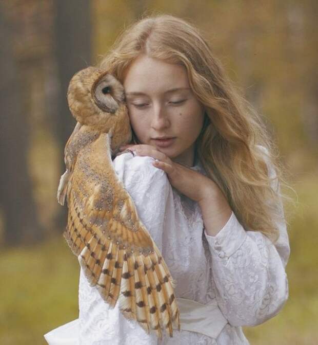 Русские красавицы и дикие животные