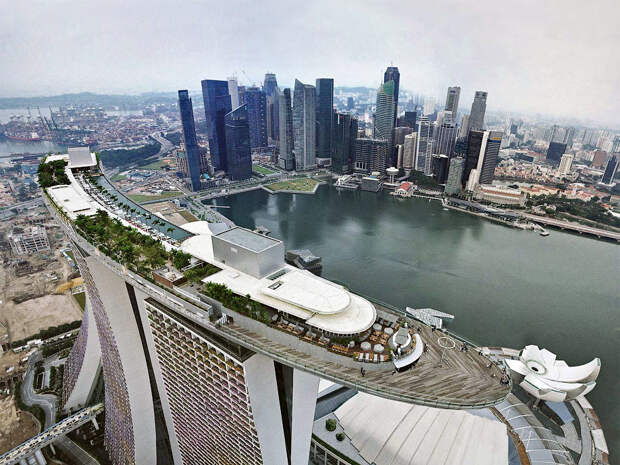 БАССЕЙН ПОД ОБЛАКАМИ: MARINA BAY SANDS В СИНГАПУРЕ. 3