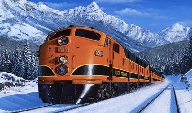 4. Empire Builder, США железная дорога, поезд, путешествие