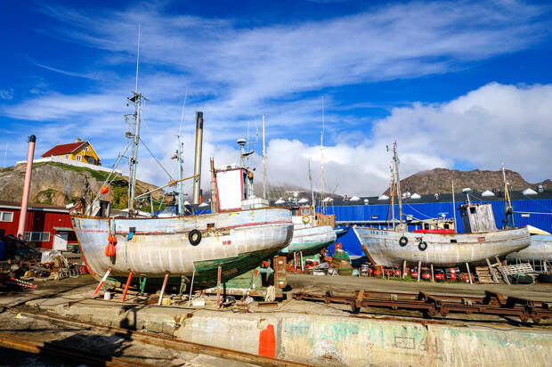 Greenlandic Fishing Boats Fishing Boats