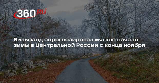 Вильфанд спрогнозировал мягкое начало зимы в Центральной России с конца ноября