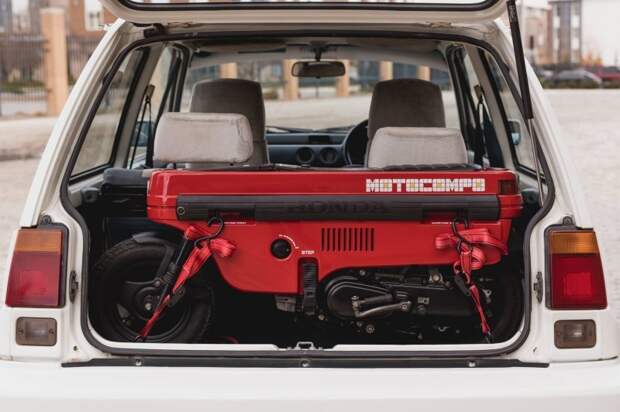 Honda City Turbo II со скутером Motocompo – Японский ответ вызовам большого города