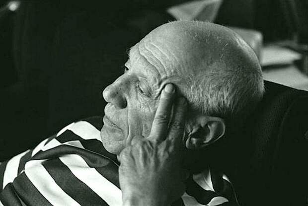 Рене Бурри - Пабло Пикассо, Вилла Ла-Калифорния, Канны 1957 Весь Мир в объективе, история, фотография