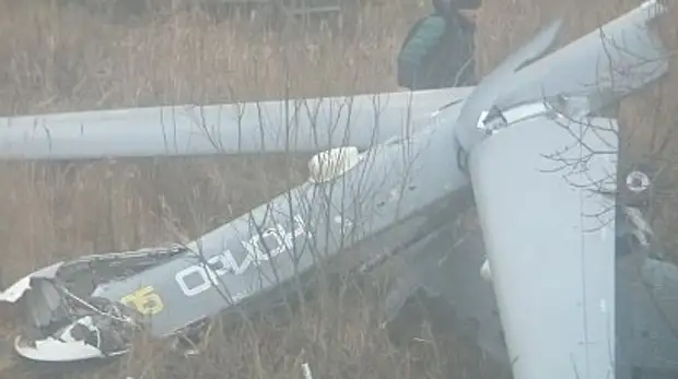 БПЛА "Орион", разбившийся в ноябре 2019 года БПЛА "Орион", разбившийся в ноябре 2019 года
