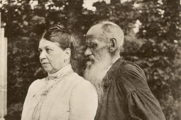 Лев толстой с женой фото