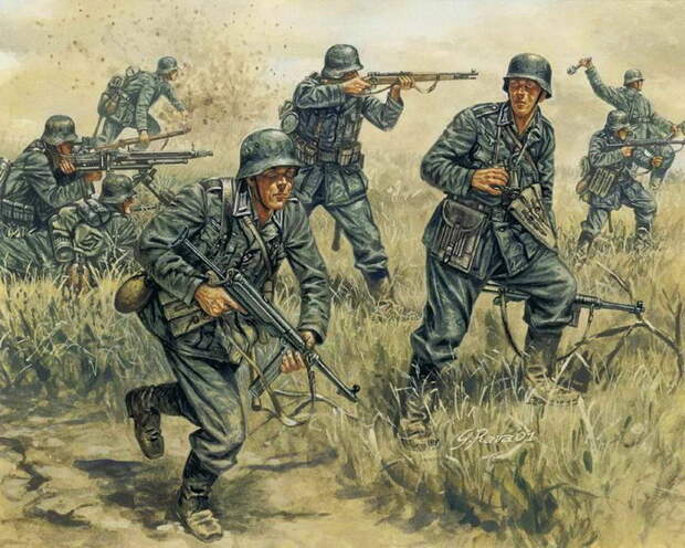 Военные картины Giuseppe Rava Военные картины Giuseppe Rava