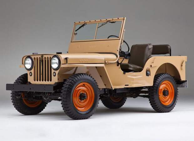 18. Jeep CJ-2 (1945) авто, история, первые