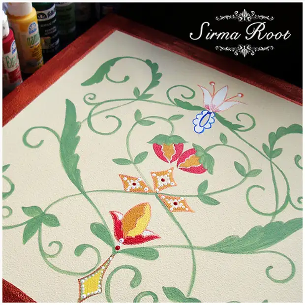 Как расписать мебель акриловыми красками - Сам себе мастер - 22 октября ...