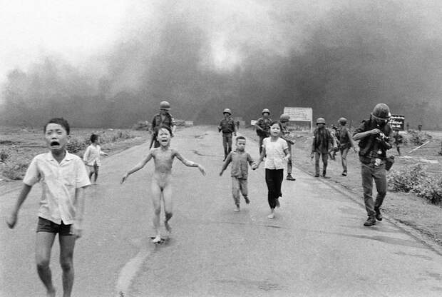 2. Напалм во Вьетнаме дети, иллюстрация