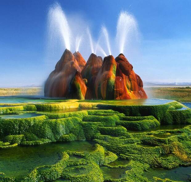 Fly Geyser, Невада