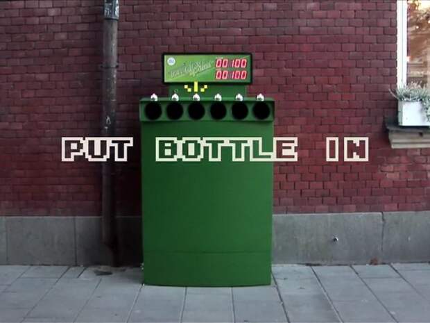 The Fun Theory: Bottle Bank Arcade Machine