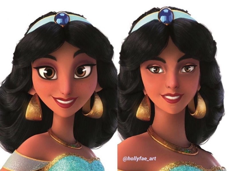 10 героев из мультфильмов Disney с более реалистичными лицами