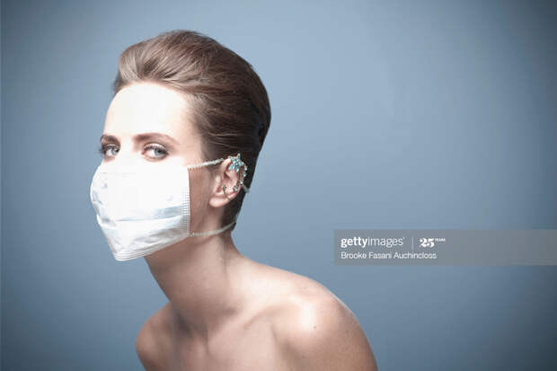 Wearing surgical mask