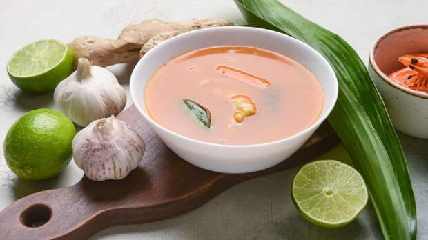 Тайский суп том ям по лучшему рецепту