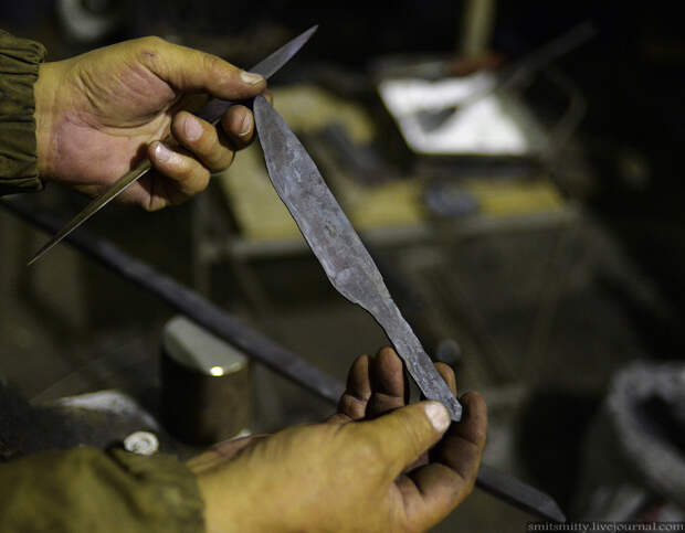Как делают якутские ножи как это сделано, оружие, якутский нож