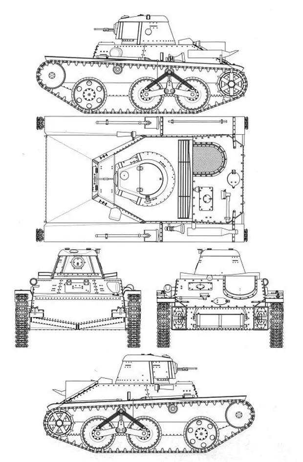 Танк т 38 схема