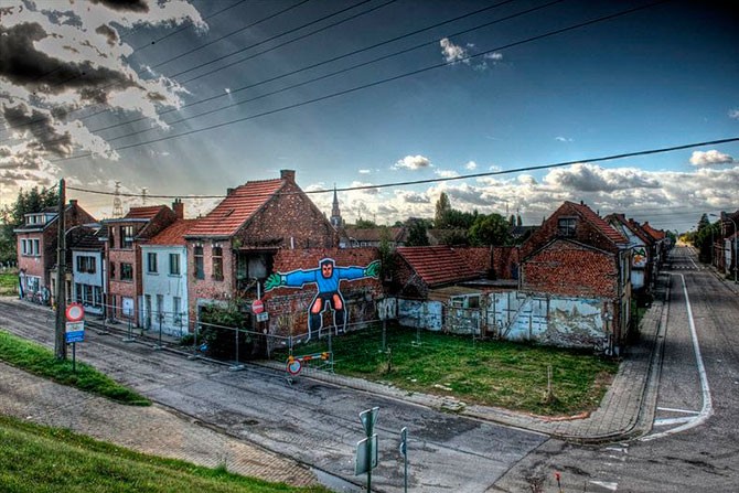 Заброшенная деревня Дул и удивительное искусство