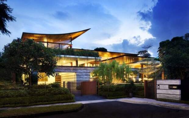 Дизайн дома с ивами от Guz Architects