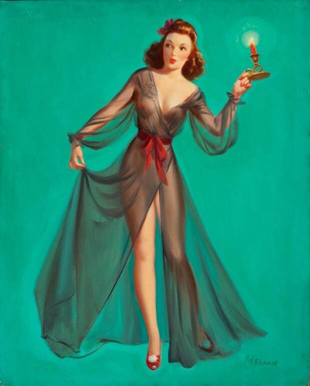 Красотки! Художник-иллюстратор Art Frahm (1907-1981)
