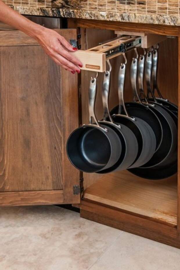 Идеи для кухонного хранения - 51 решение