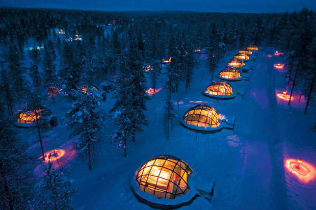 4. Hotel Kakslauttanen, Финляндия мир, отель