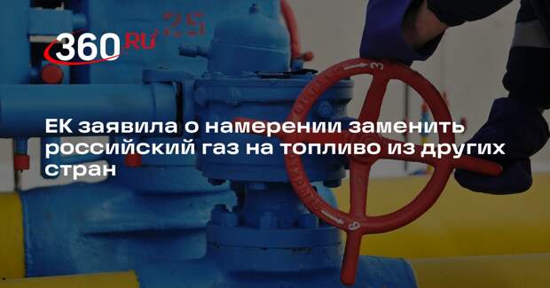 ЕК заявила о намерении заменить российский газ на топливо из других стран