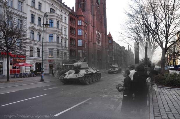004.Берлин 1945-2010 Советские танки на ул. Мерингдамм - Mehringdamm.jpg 004.Берлин 1945-2010 Советские танки на ул. Мерингдамм - Mehringdamm.jpg